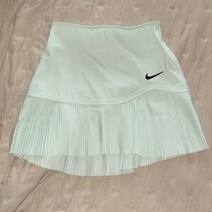 Nike Women's Cream Pleated Mini Skirt